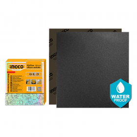 Ingco AKHS008016 230x280mm P80 Silicon Carbide Waterproof Sandpaper