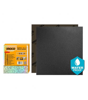 Ingco AKHS008016 230x280mm P80 Silicon Carbide Waterproof Sandpaper