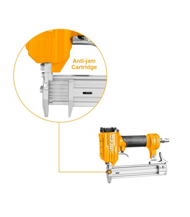 Ingco ABN10301-3 10-30mm Pneumatic Air Brad Nailer - 18 Gauge