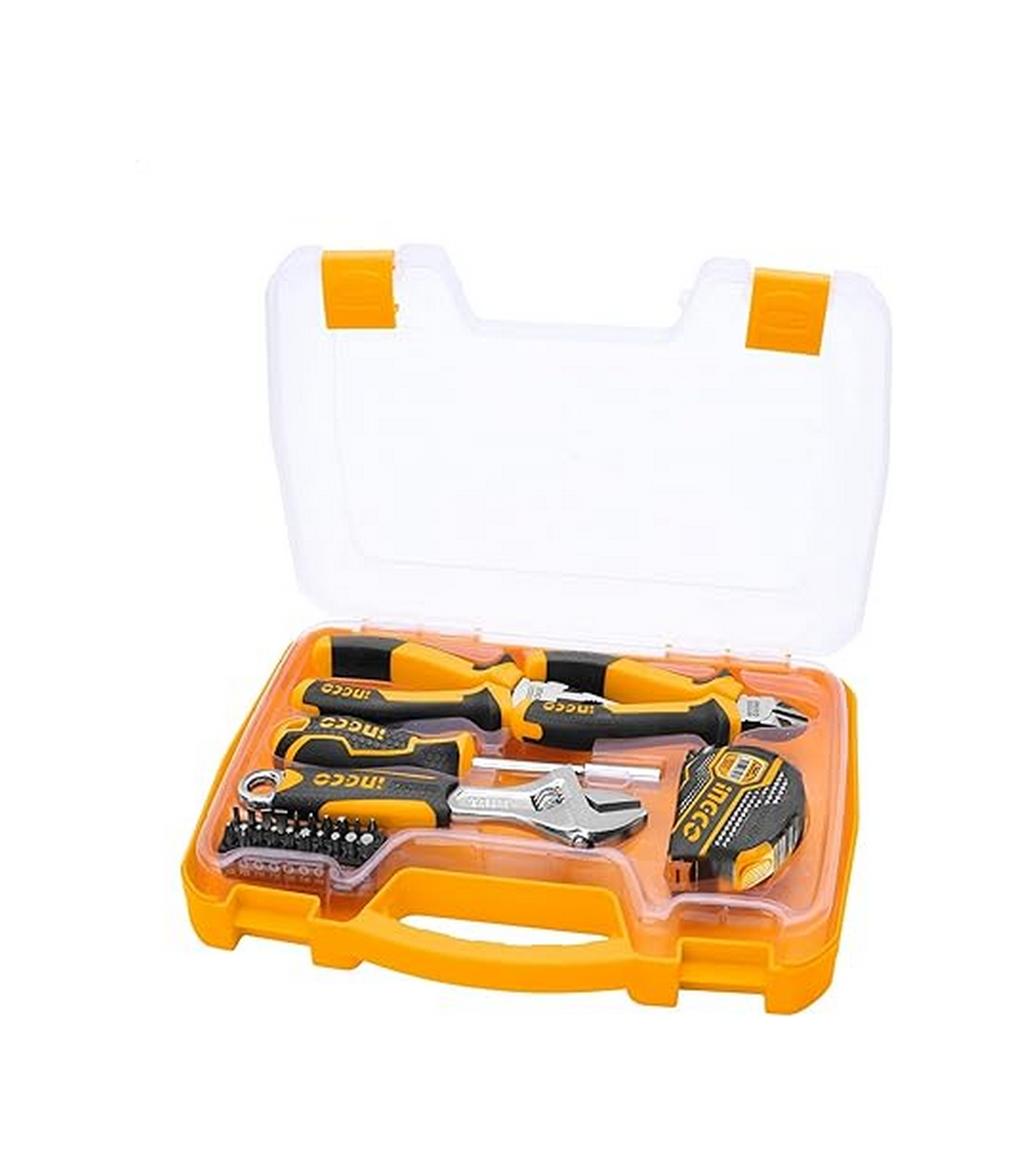 Ingco HKTH10258 Hand Tool Set With Plastic Hard Case - 25 Pieces ...