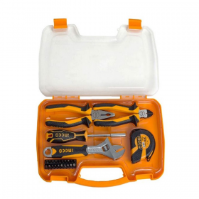 Ingco HKTH10258 Hand Tool Set With Plastic Hard Case - 25 Pieces