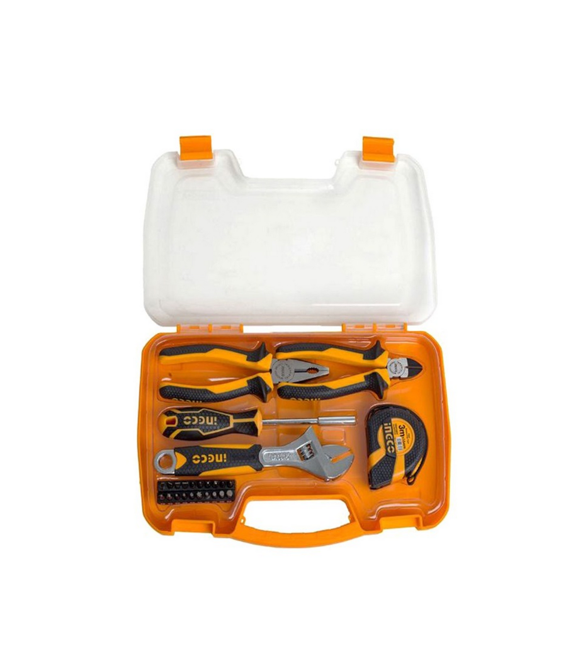 Ingco HKTH10258 Hand Tool Set With Plastic Hard Case - 25 Pieces ...