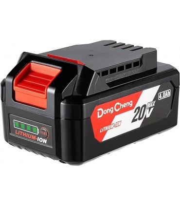 Dong Cheng DCKIT17 20V Lithium-ion 4.0 Ah Cordless Combo Kit - (Trimmer + Jig Saw +  Driver Drill)