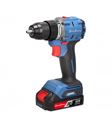 Dong Cheng DCKIT17 20V Lithium-ion 4.0 Ah Cordless Combo Kit - (Trimmer + Jig Saw +  Driver Drill)