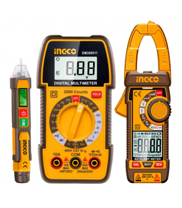 Ingco Electrical Test Kit Voltage Detector - 3PCS/Set