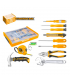 Ingco HKTV01H111 Household Hand Tools Set with Plastic Box - 11 Pieces