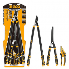 Ingco HLT76033 Pruning, Hedge Shears and Lopper Garden Combo Set