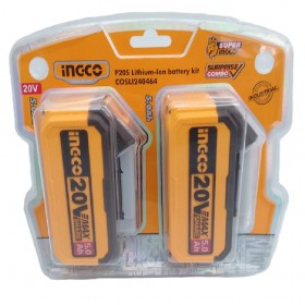 Ingco COSLI240464 P20S Lithium-Ion 5.0 Ah Battery Kit