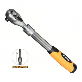 Ingco HRTH08128L 320-450mm 72T 1/2" Drain Extendable Ratchet Wrench