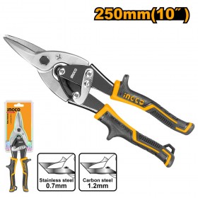 Ingco HTSN0110S 10 Inch Straight  Precision Cutting Aviation Snip