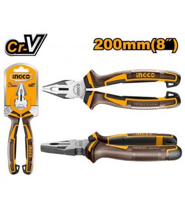 Ingco HCP28208 8 Inch Durable Grip Combination Pliers