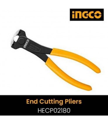 Ingco HECP02180 7 Inch Comfortable Grip Sharp Jaws End Cutting Pliers