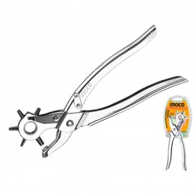 Ingco HLHP01 Auto-Release Ergonomic Handle 6-Size Leather Hole Punch
