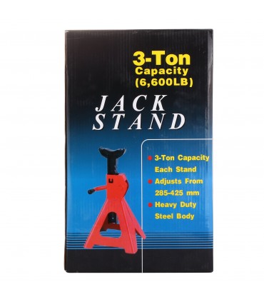 MultiWare 3-Ton Axle Stands Heavy Duty Steel Construction Car Jack Stand