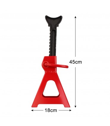 MultiWare 3-Ton Axle Stands Heavy Duty Steel Construction Car Jack Stand