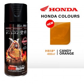 Samurai H618 Candy Orange Glossy Finish High-Temperature Spray Paint - 400mL