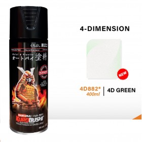 Samurai 4D882 4-Dimension Green Spray Paint - 400mL