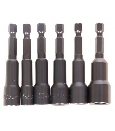Ingco AMN65061 6 Pcs Impact Grade Magnetic Socket Set