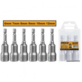 Ingco AMN65061 6 Pcs Impact Grade Magnetic Socket Set