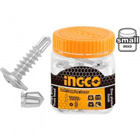 Ingco HWSS4203211 4.2 x 32mm Sharp Tip Zinc Plated Self Drilling Screw