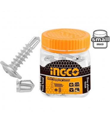 Ingco HWSS4203211 4.2 x 32mm Sharp Tip Zinc Plated Self Drilling Screw