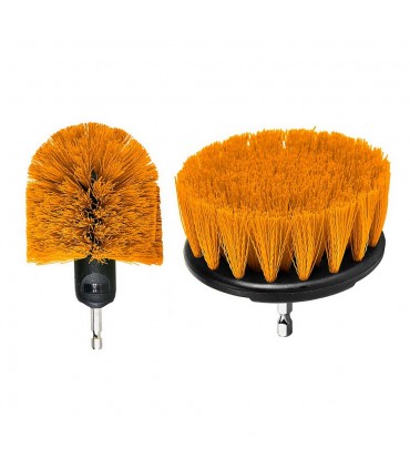 Ingco WCBM2335 2 Pcs Medium Bristle Brush Cleaning Set