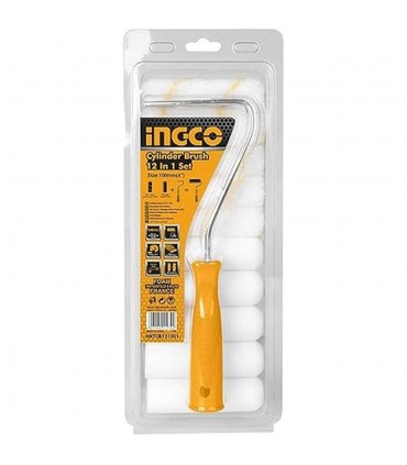 Ingco HKTCB121001 4 Inch Comfortable Grip Cylinder Brush