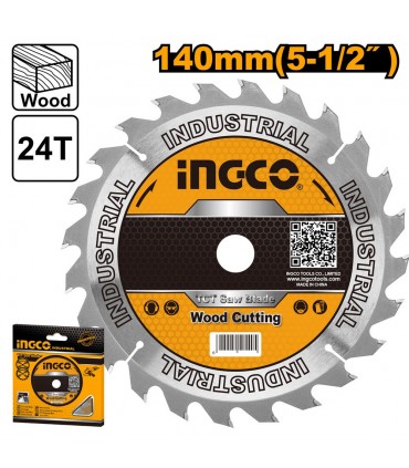 Ingco TSB114041 5 1/2 Inch TCT Circular Smooth Cuts Saw Blade