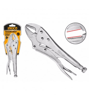 Ingco HSJP0110 10 Inch Non Slip Grip Straight Jaw Plier