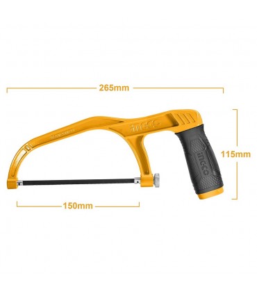 Ingco MHHF1503 24TPI Blade Compact Mini Hacksaw Frame