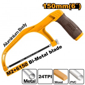 Ingco MHHF1503 24TPI Blade Compact Mini Hacksaw Frame