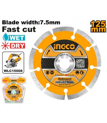Ingco DMD011254 125mm High Precision Dry Cutting Diamond Disc
