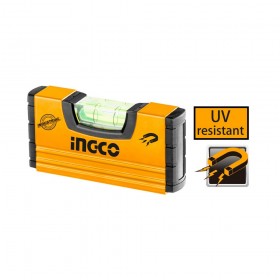 Ingco HMSL03101 10cm UV Resistant Magnetized Base Mini Hand Level