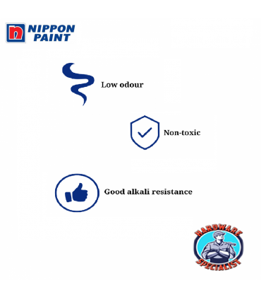 Nippon Paint Easy Floor Self Priming Water-Based Interior Floor Coating - 5 Litre