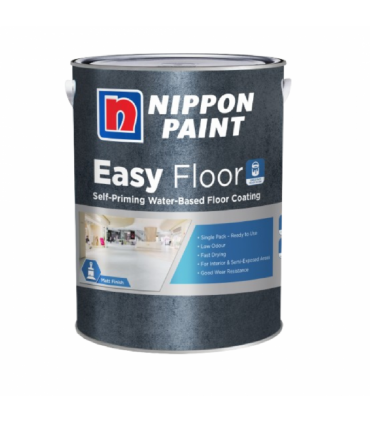 Nippon Paint Easy Floor Self Priming Water-Based Interior Floor Coating - 5 Litre