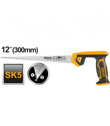 Ingco HCS3008 12 Inch Ergonomic Handle Precision Cutting Compass Saw