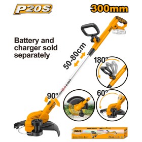 Ingco CGTLI20328 P20S 20V Lithium-Ion P60 Grass Trimmer