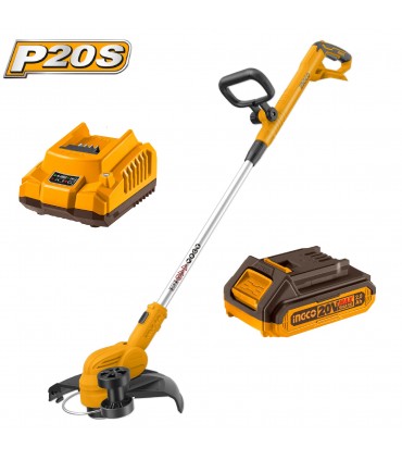 Ingco CGTLI20328 P20S 20V Lithium-Ion P60 Grass Trimmer
