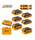 Ingco COSLI230701 P20S 20V Lithium-Ion Battery And Charger Kit