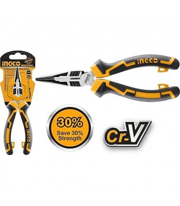 Ingco HHLNP28160 6 Inch High Leverage Long Nose Pliers Tool