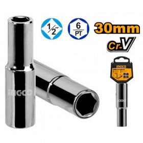 Ingco HHAST12303L 1/2 Inch Deep Reach Hexagonal Socket