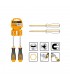 Ingco HSGT680208 2 Pcs Magnetic Tips Go-Through Design Screwdriver Set