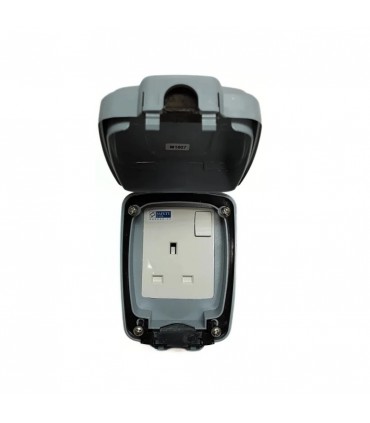 MK 86486 GRY Masterseal Compact Single Pole 1 Gang 13A Switched Socket - Grey