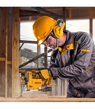 Ingco CJSLI1008 20V Cordless Jig Saw with Saw Blades - Bare Unit