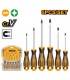 Ingco HKSD0628 6 Pcs Magnetic Tips Ergonomic Handle Screwdriver Set