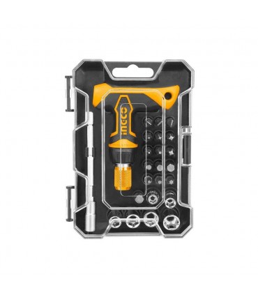 Ingco HKSDB0188 24 Pcs T-Handle Wrench Screwdriver Set