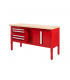 M10 WB05 Heavy Duty Steel Frame 2-Drawer Work Bench