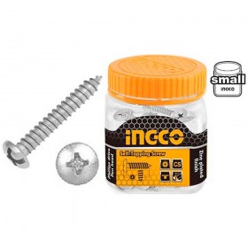 Ingco HWPS3501911 5 x 19mm Sharp Thread Carbon Steel Self Tapping Screw