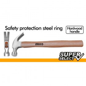 Ingco HCH0416 16oz Fiberglass Handle Head Claw Hammer