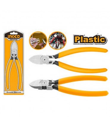 Ingco HDCP38160 6 Inch Precision Anti-slip Grip Plastic Cutting Pliers